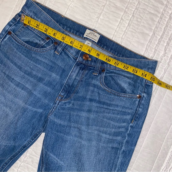 J. Crew Matchstick Jeans 28 Petite Blue - Picture 2 of 8